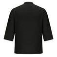 thumbnail image 6 of cllios Men's Henley Shirts 3/4 Roll Up Sleeve 3 Button T-Shirts Casual Lightweight Basic Tee Fashion Summer Tops, 6 of 8