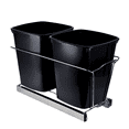 thumbnail image 1 of Basurero Extraíble Debajo del Gabinete YMA Home Con soporte deslizante Ajustable 15 Lts c/u, 1 of 6