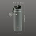 thumbnail image 6 of TAL Stainless Steel Ranger Water Bottle 40 fl oz, Gray, 6 of 8