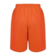 thumbnail image 2 of Venjoe Kids Boys Girls Solid Color Sports Shorts Running Basketball Training Underwear Gym Fitness Orange S, 2 of 5