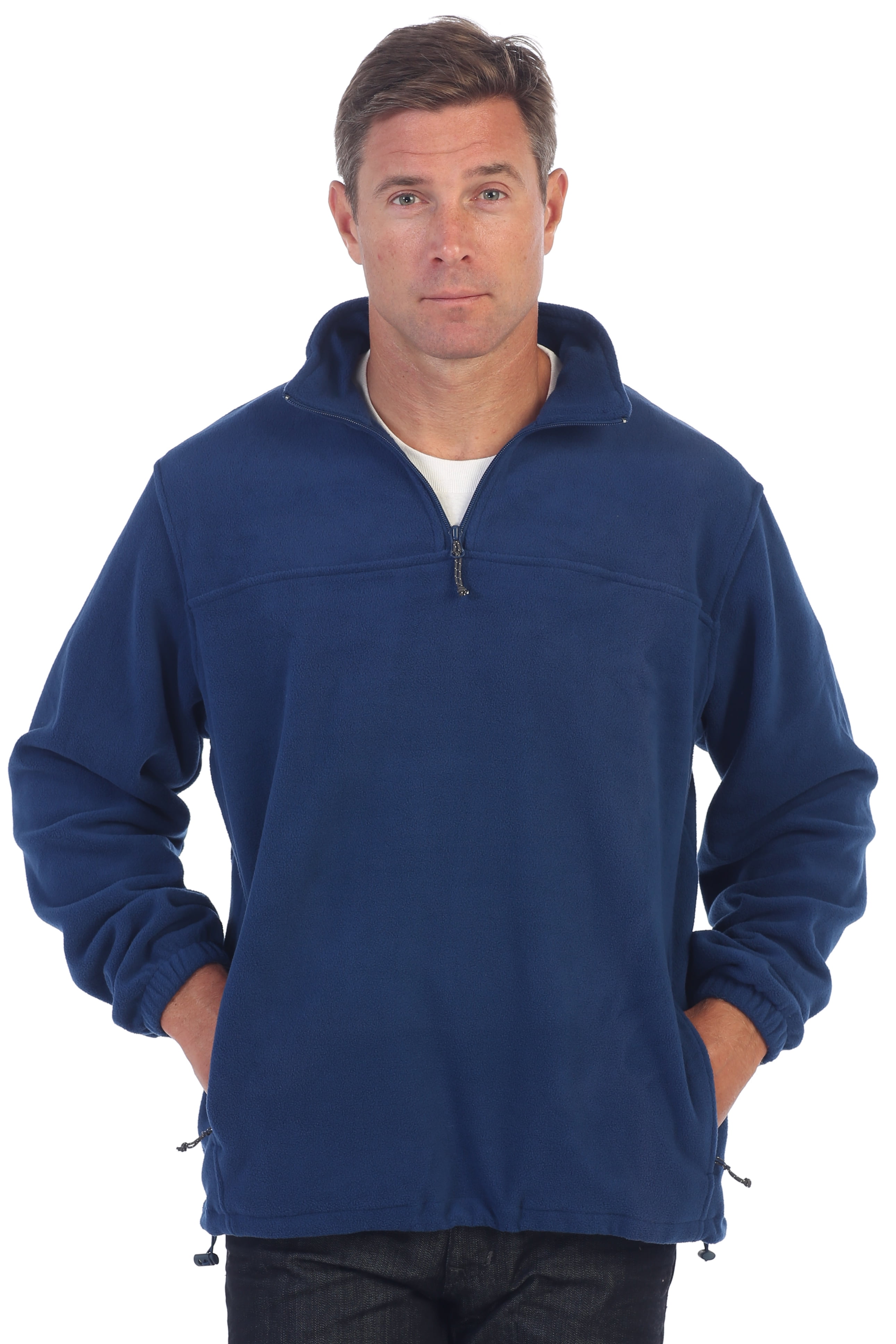 Gioberti Mens Half Zip Polar Fleece Jacket