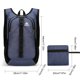 thumbnail image 2 of Mochila de montañismo informal para exteriores, mochila de ciclismo ligera (azul oscuro), 2 of 8