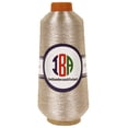 thumbnail image 1 of IBA Indianbeautifulart EmbroideryZari2 ply Thread For Sewing MachineSilverMetallicThread ForEmbroideryNeedle Work 5000M Spool, 1 of 6