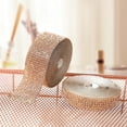 thumbnail image 2 of Eanloly 5 Rolls Self Adhesive Art & Craft Tape with 2 mm Rhinestones Strips Sticker(Champagne), 2 of 7