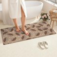 thumbnail image 4 of Football with Symbols Pattern Bathroom Rugs Mat,Non Slip Microfiber Bathroom Rug,Rubber Backing,Soft Bathroom Mats for Bathroom Floor,Tub and Shower,60x24in(150x60cm), 4 of 5