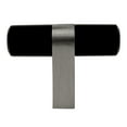 thumbnail image 6 of Better Homes & Gardens 2 Pack Matte Black & Satin Nickel Cabinet T-Knobs (4oz), 6 of 8