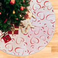 thumbnail image 3 of JOOCAR Valentine's Day Tree Skirt, Simple Red Heart 36 Inch Tree Skirt, Suitable for Christmas Tree Decoration Home Holiday Party Mother's Day Decoration, 3 of 4