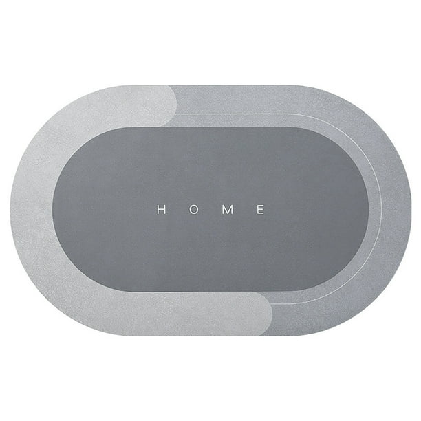 Fiudx Alfombra de Terciopelo Suave, Antideslizante, de Pvc, de Secado Rápido, Ideal para La Entrada de Casa, Decoración Moderna, Fácil Mantenimiento.