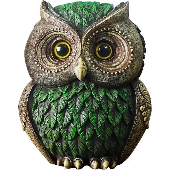 Artpaul Owl Decorations for Home Small Owl Decor Figurines Shelf Decor Home Office Living Room Decorations Birthday Gifts