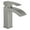 Brushed nickel, variant on Marella 6" Single Hole Single Handle Modern Bathroom Sink Faucet, Brushed Nickel