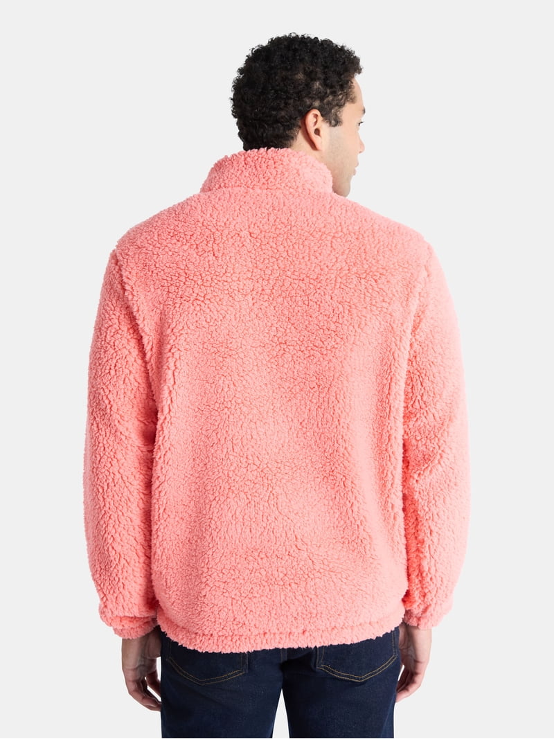 SpongeBob SquarePants Patrick Star Men's Plush Fleece Quarter Zip