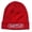 Red, White, variant on Battle Beanie, One Size, Knit, Black with White BATTLE logo