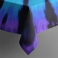 thumbnail image 5 of Blue Purple Tie Dye Pattern Square Tablecloth,Waterproof Square Table Cover,Wipeable Spillproof Washable Table Cover for Home Kitchen Party Decor 60"x60"(152x152cm), 5 of 6