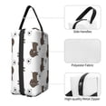 thumbnail image 5 of Uemuo Dachshund Dog Pattern Portable Toiletry Bags with Handle, Waterproof travel Make up Bags for Women, Large Capacity Travel Cosmetic Bags, 5 of 9
