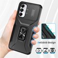 thumbnail image 2 of Funda para GANGXUN Samsung Galaxy A05S - Soporte metálico, Función magnética, Negro, 2 of 5