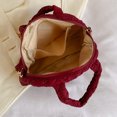 thumbnail image 3 of Bolso Bandolera para Mujer Bolso Hombro Acolchado Informal Bolsos Y Monederos (rojo Vino), 3 of 9