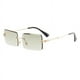 thumbnail image 5 of Gafas de sol cuadradas sin montura y sin montura para mujer, gafas de sol con degradado, gafas modernas y de moda, 5 of 5