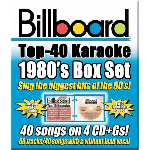 Billboard Top 40 Karaoke 1980's Box Set (CD)
