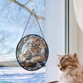 thumbnail image 5 of Lion Family Christmas Suncatchers, Lion Stained Glass Window Hangings, Lion Christmas, Lion Decor, Lion Christmas Outdoor Decorations Niece Gifts From Auntie - 172HD696, Lion Glass Decoration, 5 of 5