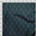 thumbnail image 3 of oneOone Viscose Chiffon Fabric Cat Ikat Print Fabric BTY 42 Inch Wide, 3 of 4