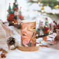 thumbnail image 2 of Yayeee Flameless Candles with Remote Flickering Battery Operated Multi Color Changing, Abstract Orange Flowers, 2 of 7