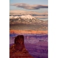thumbnail image 2 of Paulson, Don 23x32 White Modern Wood Framed Museum Art Print Titled - UT, Dead Horse Point SP  La Sal Mts at sunset, 2 of 4