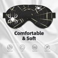 thumbnail image 3 of Cauagu Spiders On The Web Print Sleep Eye Mask, Blindfold Eye Sleep Shade Cover with Elastic Strap/Headband Eye Cover Eyeshade for Night Sleeping/Travel Nap, 3 of 7