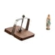 thumbnail image 5 of Servilletero de café con estatua de María, dispensador de pañuelos, organizador de base de madera, exhibición decorativa de escritorio, escu, 5 of 8