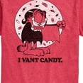 thumbnail image 3 of Garfield - Halloween I Vant Candy - Men's Short Sleeve Graphic T-Shirt, 3 of 5