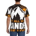 thumbnail image 2 of Rocae Not All Who Wander Are Lost4 for Men's Moisture-Wicking Crew Tee - T-Shirt for Sports, Outdoor Activities, and Casual WearSmall, 2 of 9