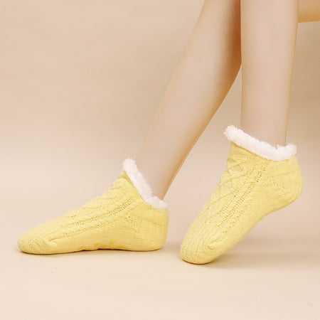 

Women s plush socks Winter thick plush warm socks Family bed floor Women s socks Christmas gift (240cm - 255cm)