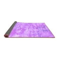 thumbnail image 2 of Ahgly Company Indoor Round Oriental Purple Industrial Area Rugs, 4' Round, 2 of 4