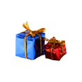 thumbnail image 2 of 2x Dollhouse Christmas Tree Boxes Xmas Candy Box 1/12 Scale DIY Miniature Foil Blue Red, 2 of 9