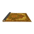 thumbnail image 2 of Ahgly Company Indoor Square Persian Yellow Traditional Area Rugs, 7' Square, 2 of 4