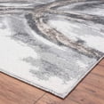 thumbnail image 4 of LUXE WEAVERS Lagos Collection 5070 Grey 5x7 Abstract Area Rug, 4 of 9