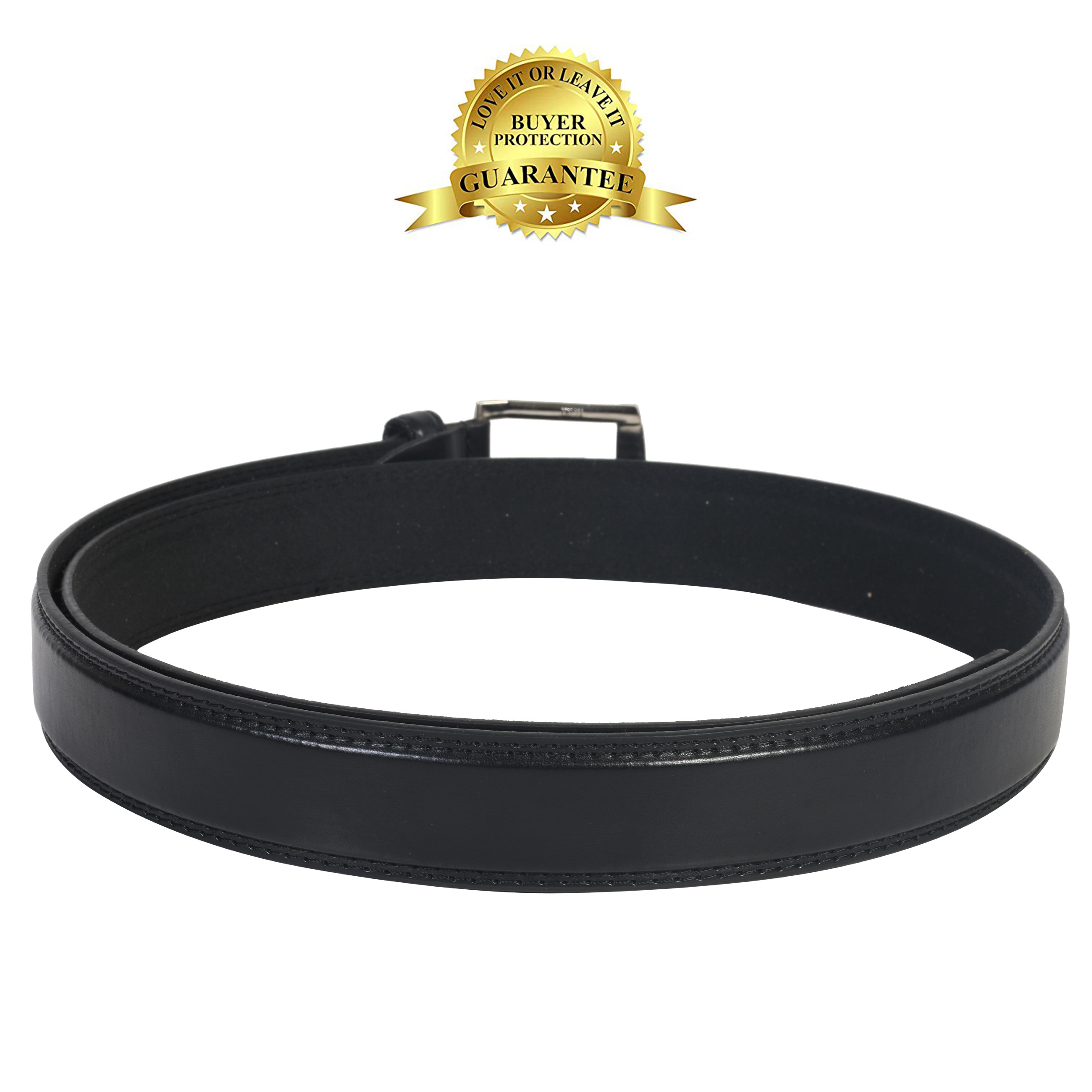 Leatherboss Men's Genuine Leather Big and Tall Belt photo 6