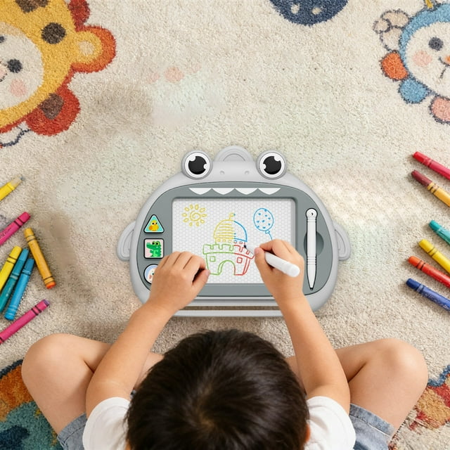 Aodebiao Magnetic Drawing Board for , Erasable Writing Board, Reusable Doodle Board, Travel Art Toy, Educational Learning Toy, Graffiti Sketch Pad, Magnetic Drawing Pad, Portable Drawing Board for s