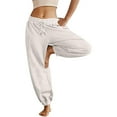 thumbnail image 4 of JJHGVB Sweatpants Women Cotton Sweatpants Long Sweatpants Sweat Pants Women Womens Sweat Pants Women's Dress Pants Womens Trouser Pants White 2 S, 4 of 8