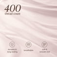 thumbnail image 5 of Bare Home Organic Cotton Duvet Cover Set - 400 Thread Count - Sateen Weave - Queen, Dusty Pink, 3-Pieces, 5 of 10