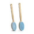 thumbnail image 3 of Washranp Silicone Back Scrubber,Long Handle Dual-Sided Shower Brush Wet or Dry Exfoliating Skin and Soft Bristles, 3 of 3