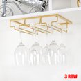 thumbnail image 3 of CAROOTU Wine Glasses Rack Under Cabinet Stemware Rack Wine Glass Hanger Racks Wire Glass Holder, 3 of 7