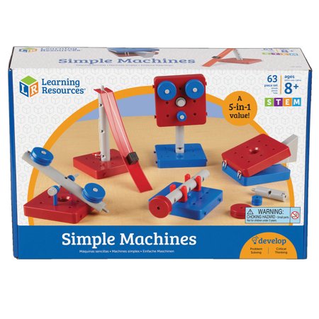 Learning Resources Simple Machines Set  63 Pieces