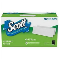 Scott Multi-Fold Towels, Absorbency Pockets, 9.2 x 9.4, 4000/Carton (KCC08009)