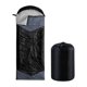 thumbnail image 1 of Saco de dormir para exteriores, cálido saco de dormir para acampar, funda portátil de 87 x 32 pulgadas con Negro y gris, 1 of 9
