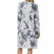 thumbnail image 3 of Vestido suelto estampado manga larga otoño ropa casual para mujer, gris, m AweSitey AP000090-06B, 3 of 3