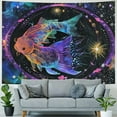 thumbnail image 4 of BCIIG Pisces Throw Blanket Flannel Constellations Blanket Warm &amp; Soft Horoscope Astrology Throw Blankets Constellation Theme Home Décor Tapestry, 4 of 6