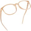 LifeArt Blue Light Blocking Glasses, Anti Eyestrain, Computer Reading Glasses, Gaming Glasses, TV Glasses for Women Men, Anti Glare (Champagne, +3.00 Magnification)