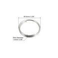 thumbnail image 2 of Unique Bargains Double Loops Split Rings, 10mm Small Round Key Ring Parts, Silver Tone 64Pack, 2 of 4