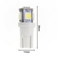 thumbnail image 2 of Car 5050 5smd Width Light Bulb License Plate Light Reading Light 12V Direct Replacement Car Lights, 2 of 9