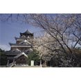 thumbnail image 1 of Posterazzi DPI1885075LARGE Hiroshima Castle & Cherry Blossoms In Spring Poster Print, 38 x 24 - Large, 1 of 1